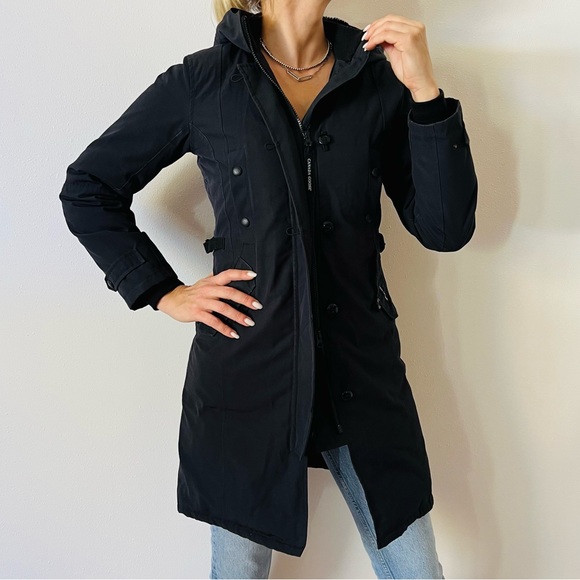 Canada Goose black parka coat - Picture 2 of 14